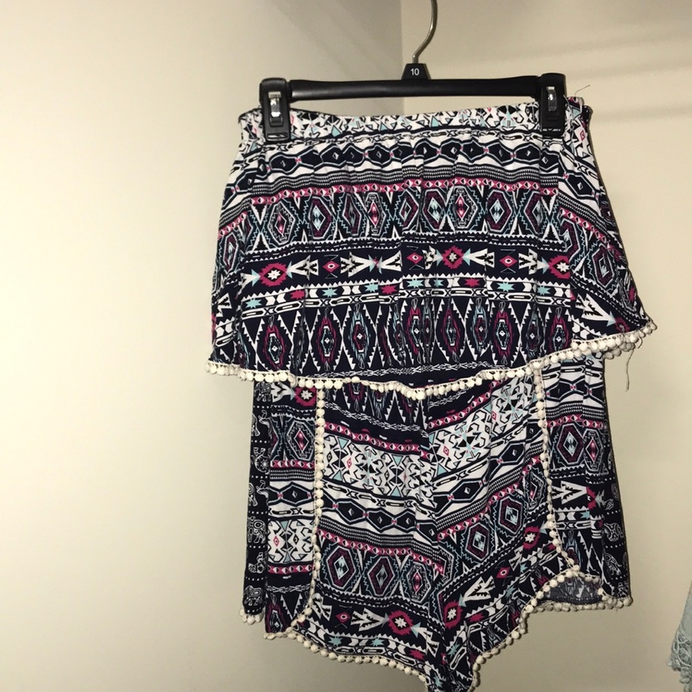xsmall strapless romper